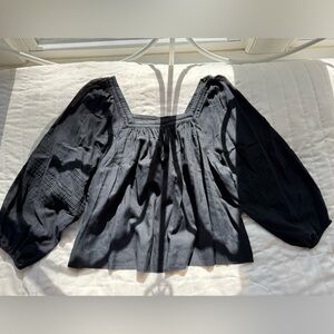 Madewell Black Blouse